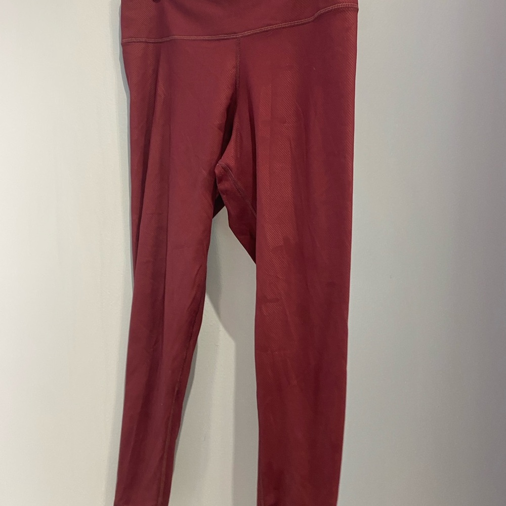 Purple High-Waisted Leggings